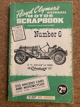 FLOYD CLYMER&#39;S HISTORICAL MOTOR SCRAPBOOK NUMBER 6 - £6.71 GBP