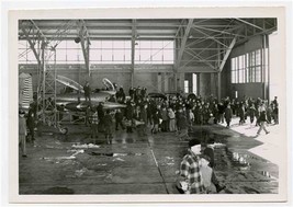 Cub Scouts Pack Kinross AFB Michigan Photo in Hangar with F-89D - $27.91