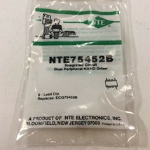 (2) NTE NTE75452B Integrated Circuit TTL − Dual Peripheral NAND Driver -... - $11.99