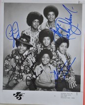The Jackson 5 Signed Photo X6 - Michael Jackson, Jermaine Jackson, Tito, Marlon, - £2,065.57 GBP