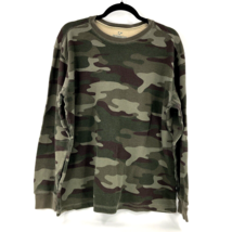 Outdoor Life Long Sl Camo Field Thermal Crew Waffle Knit Size Large - $14.84