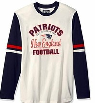 Nfl New England Patriots Long Sleeve Crew Tee Large Nwt Men's - £11.90 GBP