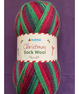 Hobbii Christmas Sock Wool Fingering Wt Self Striping yarn - color 06 Do... - $9.45