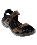 ECCO Hommes Yucatan Marron/Noir Sandales Sport Taille 42 US 8-8.5 - £34.22 GBP