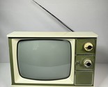 Zenith F1350F1 Portable Green Television TV B&amp;W 11.5&quot; Screen 1970&#39;s Work... - $296.99
