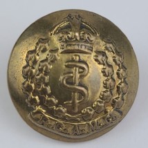 ROYAL CANADIAN ARMY MEDICAL CORPS BUTTON MADE IN USA WATERBURY BUTTON CO... - £6.73 GBP