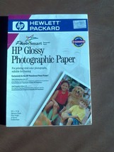 HP Glossy Photo Paper (8.5x11) - 20 Sheets, New, Unopened Box - £15.03 GBP