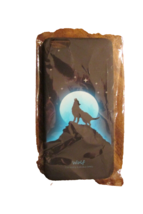 mobile phone case, howling wolf "The strong is always lonely" 6.25 x 3.2... - $2.10