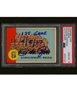 1963 Topps Pete Rose RC Autograph Card #63 Team "1st Game" PSA Gem Mt 10... - $1,781.99