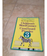 New York Times children&#39;s word games &amp; crossword puzzles softcover - £11.74 GBP