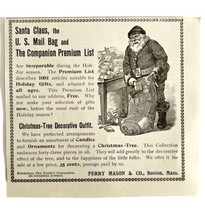 Santa Claus Mail Bag 1894 Advertisement Victorian Perry Mason ADBN1ddd - £15.70 GBP