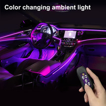 Car Led Atmosphere Lamp Usb Colorful Color Changing Center Console Instrument Pa - £15.97 GBP+
