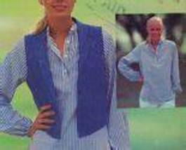 Vintage 1980&#39;s Misses Vest, blouse Sewing Pattern Butterick 6599 Size 12... - $4.00