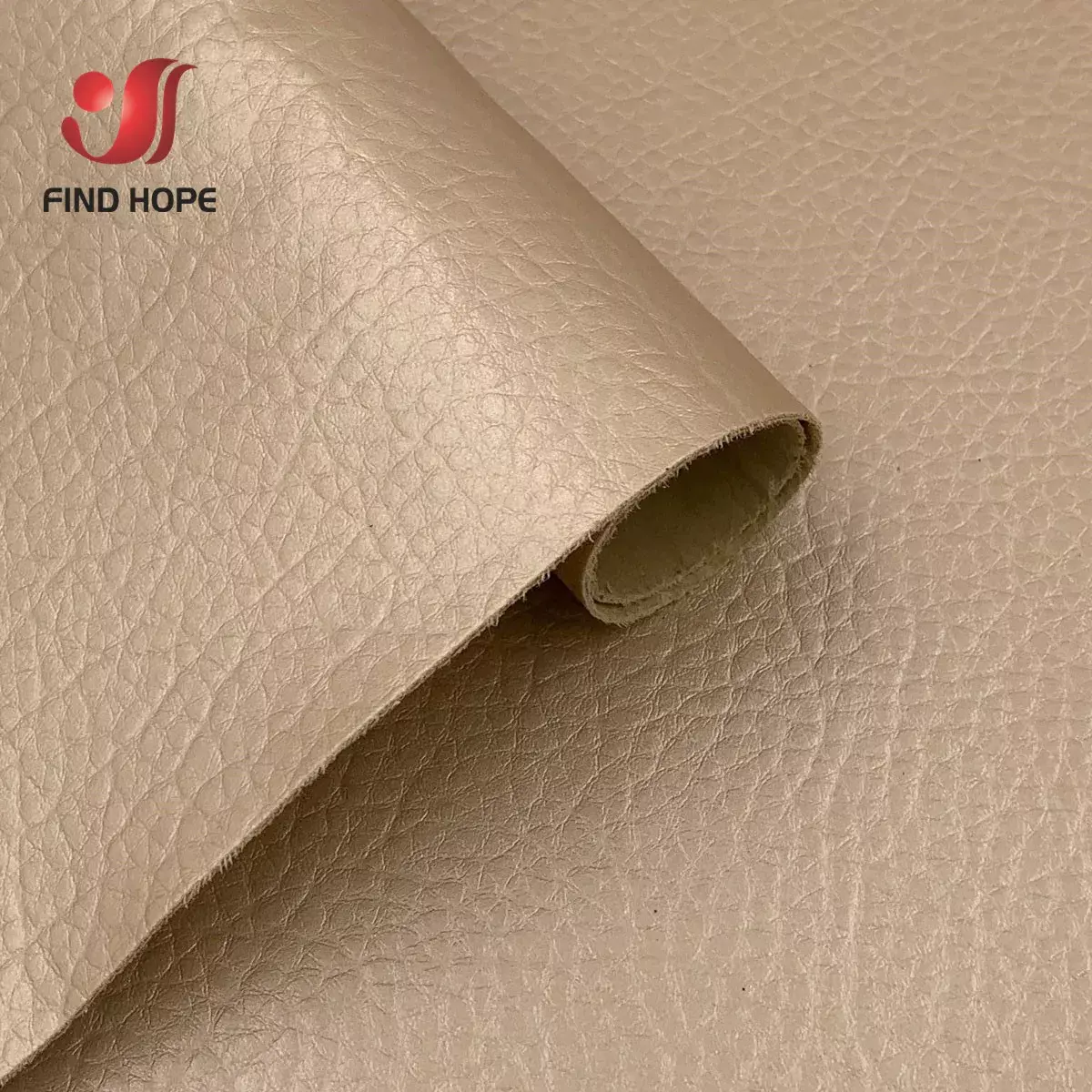 A5 Litchi Pattern Self-adhesive Faux PU Leather Fabric Synthetic -Light ... - $3.22