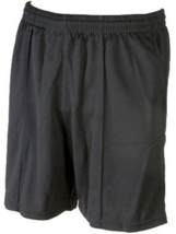 SMITTY | SOC-100 | Black Soccer Shorts | 100% Polyester | Official&#39;s Choice! - £27.49 GBP