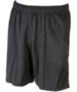SMITTY | SOC-100 | Black Soccer Shorts | 100% Polyester | Official&#39;s Cho... - £27.57 GBP