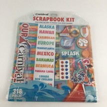 Carnival Cruise Lines Scrapbook Kit Preserve Memories Stickers Die Cuts Patterns - £39.52 GBP