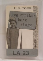 ELTON JOHN - REG STRIKES BACK CONCERT TOUR STAFF LAMINATE BACKSTAGE PASS... - $377.24 MXN