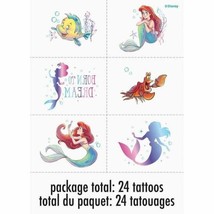 Ariel Birthday Party 16 Ct Temporary Tattoos Favors - $3.26