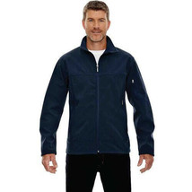 NWT North End Men&#39;s 3-Layer Fleece Bonded Soft Shell Jacket Size Large Navy Blue - £26.23 GBP