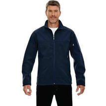 NWT North End Men&#39;s 3-Layer Fleece Bonded Soft Shell Jacket Size Large Navy Blue - £26.18 GBP