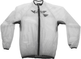 Fly Racing Mens Rain Jacket Clear Md - £23.91 GBP