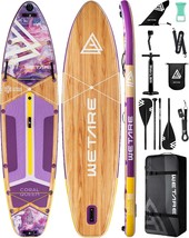 11&#39;6&quot;X35&quot; Inflatable Paddle Board, 450Lbs Extra Wide Stand Up Sup Board For - $320.84