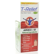 NEW Medinatura T-Relief Pain Tablets Arnica +12 Natural Ingredients 100 ... - $23.18