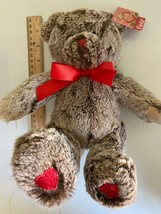 Teddy Bear Red 2016 bud herbon Bear Plush Fiesta heart noise feet Valent... - £8.69 GBP