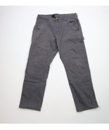 Vintage Y2K Cat Caterpillar Mens 38x29 Faded Double Knee Dungaree Pants ... - $95.82 CAD