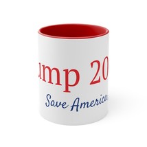 Trump 2024 Save America Again Coffee Tea Mug Political Republican Democr... - $280.39 MXN