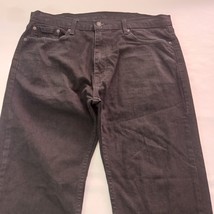 Levi's 505 Straight Leg Men's Black Cotton 5-Pocket Jeans S110782 Size 38W×30L image 10