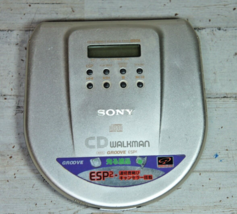 RARE Sony CD Walkman D-E800 Groove ESP2 Silver Metal Top *PARTS/REPAIR* - £22.31 GBP