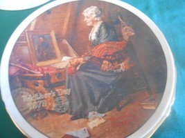 Great Collectible &quot;Reflections&quot; Mother&#39;s Day 1979 Plate By Norman Rockwell - £6.83 GBP