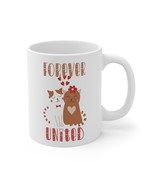 Ceramic Mug 11oz Valentines Day United Forever Great Gift for Lovers Cou... - £11.08 GBP
