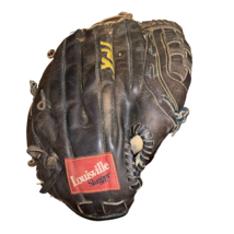 Louisville Slugger TPX Brown Leather Baseball Glove Catcher&#39;s Mitt RHT - £34.76 GBP