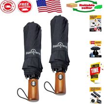 Compact Yet Spacious 2 Pack Windproof Umbrellas - Ideal for Travel Enthu... - $700.34 MXN
