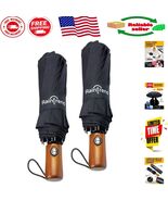 Compact Yet Spacious 2 Pack Windproof Umbrellas - Ideal for Travel Enthu... - $700.34 MXN