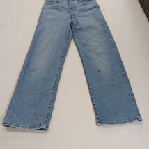 Levi's Ribcage Straight Ankle Women's Blue Cotton Blend Button Fly Jeans Size 27 image 13