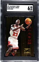 Michael Jordan 1997-98 Skybox Z-Force Super Boss Card #10SB- SGC Graded 6 EX-NM  - £183.38 GBP