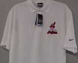 Cleveland Indians Nike Golf Embroidered Mens Polo XS-6X, LT-4XLT Chief W... - $44.99+