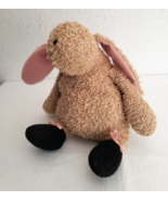 Manhattan Toy Tip Toes Bunny Rabbit Plush Stuffed Animal Brown Terry Clo... - £31.09 GBP