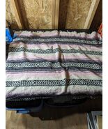 hand made woven throw blanket or horse blanket 38.5&quot; w x 64&quot; long 4 - $41.58