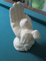 Angel sleeping in the palm of His hand, figurine, 6&quot; tall RARE[50k] - $29.69