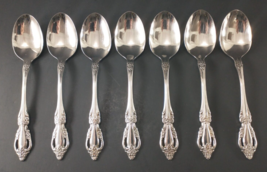 Oneida Raphael Distinction Deluxe Soup Spoons Glossy Stainless Flatware Lot - £19.77 GBP