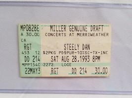 STEELY DAN - VINTAGE 1993 CONCERT TOUR TICKET STUB - £7.86 GBP