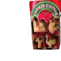 Vtg Cookie Cutters Cross Angel Church Chicken Stainless Steel Lone Toy C... - $12.50