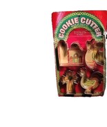 Vtg Cookie Cutters Cross Angel Church Chicken Stainless Steel Lone Toy C... - $11.88