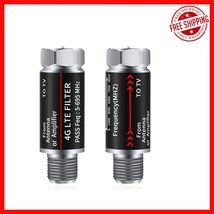 2-Pack LTE Filter for TV Antenna: Enhance Signal Quality &amp; Reduce Interf... - $394.35 MXN