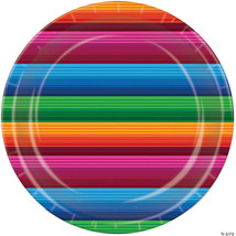 Fiesta plates 9in 8pcs - $449.44 MXN